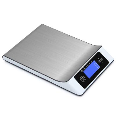 China With Scales Tray Stainless Steel Digital Food Kitchen Scale Food Nutrition Kitchen Scales for sale