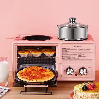 China Multifunctional 3-In-1 Hotel Breakfast Maker With Coffee Maker Oven And Frying Pan Breakfast Machine for sale