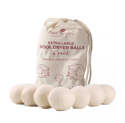 China Wholesale 100% Wool Dryer Balls Wool Dryer Balls Odor Elimination/Dehumidification 6-Pack XL New Zealand With FBA DDP Service for sale