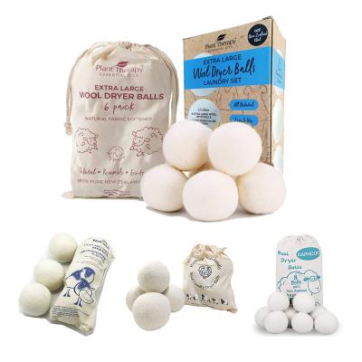 China 100% Organic Extra Large Laundry Ball Anti StaticWool Smell Elimination / Dehumidifying Eco Drier Balls For New Zealand Nepal Tibet for sale