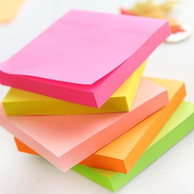 China Self Adhesive Stationery Paper Index Wall Sticker Colors Sticky Notes for School Home Office Use for sale