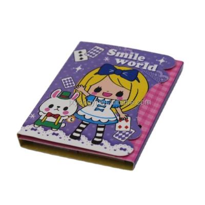 China Self Adhesive Customized Color Printed Kawaii Self Adhesive Cute Cartoon Sticky Notes Paddle for sale