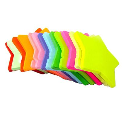 China Self Adhesive Star Shaped Sticky Notes for sale