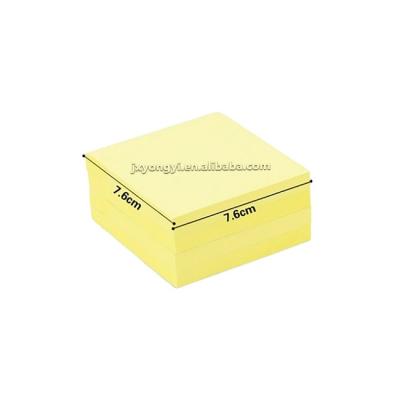 China Self Adhesive Standard Yellow Pastel Sticky Notes for sale