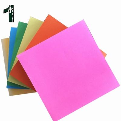 China Self Adhesive Reusable Colored Square Note Paper Standard Message Pad Clear Sticky Note for sale