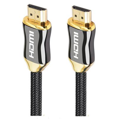 China Car Custom Gold Plated Ultra Audio Video Metal Kabel Movil a Tv Wire Cords Cabo HD Cavo Support 2.1 OEM 4K 120Hz 8K 60hz To HD Cable for sale