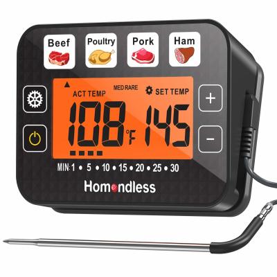 China BBQ 1 Probe NSF 572F Food Meat Thermometer With Backlight for sale