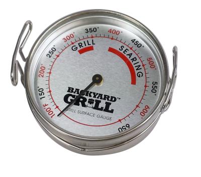 China Stainless Steel Grill Thermometer Durable Bimetal Construction For Meat Cooking for sale