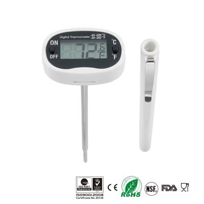 China ℃ / ℉ Switching Digital Cooking Thermometer , BBQ Oven Thermometer High Grade Version for sale