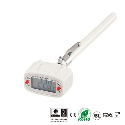 China Water Probe Baby Milk Thermometer White Color 5s High Speed Measurement for sale