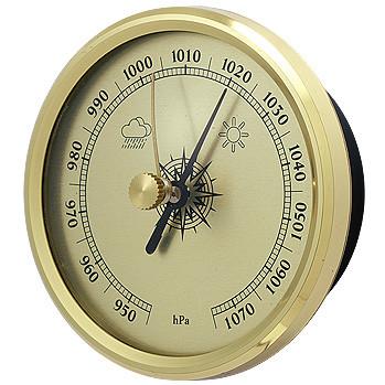 China Vintage Brass Indoor Outdoor Thermometer Hygrometer For Garden Greenhouse for sale