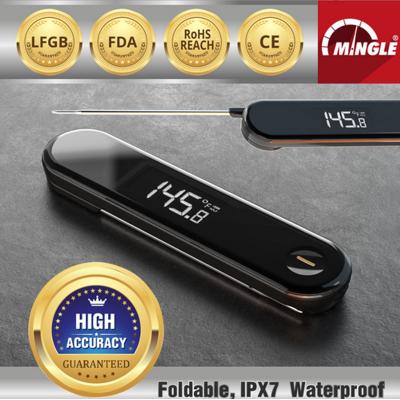 China CE Compliant IPX7 Waterproof Cooking Thermometer USB Charging for sale