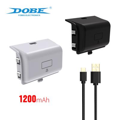 China Factory Supply Cable DOBE 1200 mAh Battery Direct Charging Battery and Pack with Charging Cable for Xbox Series Controller Other Video Game Accessories for sale