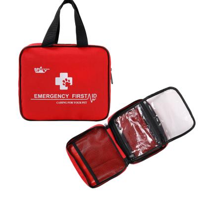 China Polyester Premium Emergency Care OEM Trauma Pet OP Approved Medical First Aid Kit With Supplies for sale