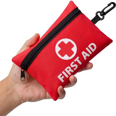 China Ori Mini Power First Aid Kit Polyester Promotion Vehicle Waterproof First Aid Outdoor Red Hike Bag for sale