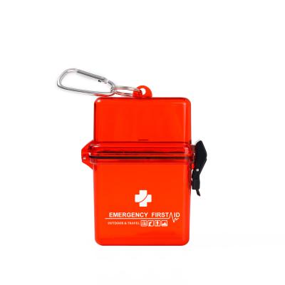 China Mini Outdoor Survival Ori Power Plastic Travel First Aid Plastic Waterproof Box for sale