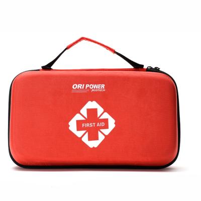 China Customized 100% medical approved ori power EVA red color emergency first aid kit for travel home for sale