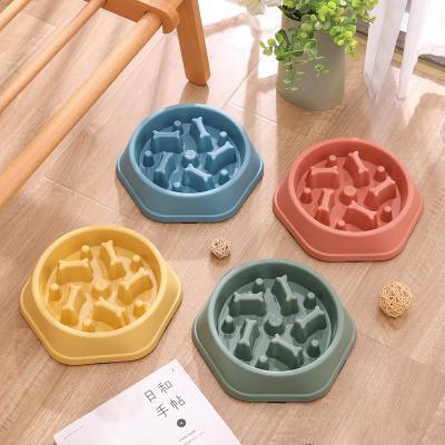 China Sustainable Wholesale Blank Feeding Custom Food Slow Feeder Dog Bowl Pet Bowl Non-slip Cat Dog Bowl for sale