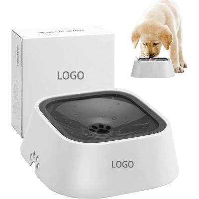 China Sustainable 2022 New Arrival Amazon Hot Selling Pet Floating Water Bowl Water Cat Dog Spill Proof Anti-overturn Pet Water Bowl for sale