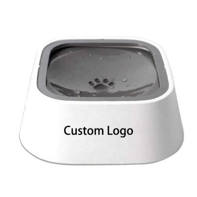 China Sustainable Pet Floating Bowl Water Drinker Not Wetting Mouth Splash Water Cat Bowl Non-Spill Water Dispenser Portable Spill Proof Dog Bowl for sale