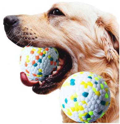 China Dogs pet chew toys Wholesale hot selling customizable ETPU Wear-resistant and bite-resistant Toys Ball safe and soft dog cat ball for sale