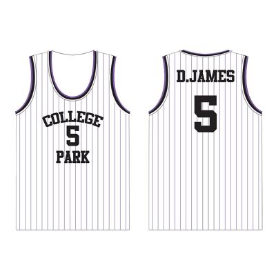 China Best Sublimazione Basketball Singlet Antibacterial Blank Reversible Singlet With Numbers for sale