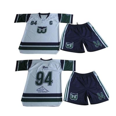 China Shirts & Custom Hot Different Style Reversible Sublimation Teams Fashion Ice Hockey Tank Tops And Pants Design Ice Hockey for sale