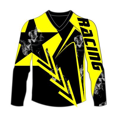 China Design Anti-UV Wholesale Polyester 100% Logo Sublimation Long Sleeve Motorcycle Tank Top for sale