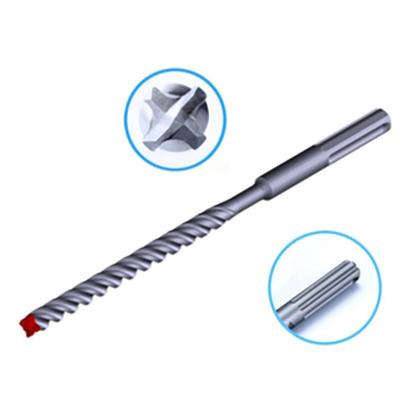 China Full Tungsten Steel Full Head Full Carbide Special Tip 4 Tip Cement Cement Hammer Drill Bit 10mm Cutter SDS-Max for sale