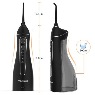 China Car Irrigator USB Rechargeable Oral Water Flosser Teeth Cleaning 200ML Water Spray Portable Dental Waterproof Home Travel for sale