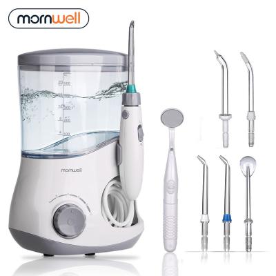 China 360 Degree Cleaning Mornwell 600ML Irrigator Water Flosser Oral Dental Teeth Cleaning Jet Irrigator Dental Teeth Cleaning for sale