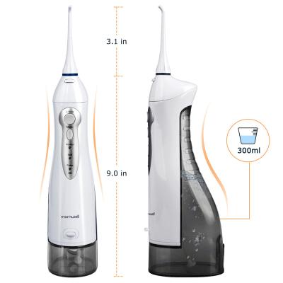 China Mornwell 300ML Car Oral Flosser Oral Irrigator Detachable Oral Flosser Tank Car Water USB Teeth Filler Remover For Home Travel for sale