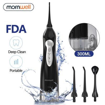 China Mornwell 300ML Car Detachable Oral Water Tank Car USB Water Flosser Dental Fill Teeth Cleaner Oral Water Irrigator For Home Travel for sale