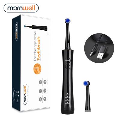 China 2 Minute Timer Mornwell Sonic Rechargeable Electronic Hard Bristle Automatic Toothbrush For Adults Portable Electric Toothbrush Kit Teeth Clean for sale