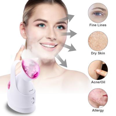 China Moisturize and Face Facial Electric Steam White Thermal Skin Cleansing Spray Steaming Instrument Thermal Hydrating Facial Beauty Spray Women Face Beauty Machine for sale