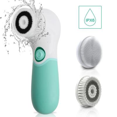 China Replenish Soft and Smooth Electric Face Brush Silicone Detergent Skin Care Facial Cleansing Tools Deep Cleansing Brush Beauty Massager Waterproof for sale