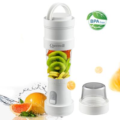 China Portable Folding Mini USB Household Kitchen Blender Flexible Outdoor Juice Cup Fruit Juicer Folding Blender 6 Blades for sale