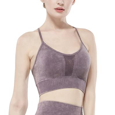 China Breathable Yoga Back Tight Suit High Elastic Sports Vest Sports Underwear for sale