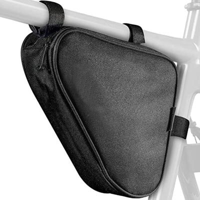 China Simple Style Wholesale Sports Bike Storage Bag Triangle Saddle Bicycle Bags for sale