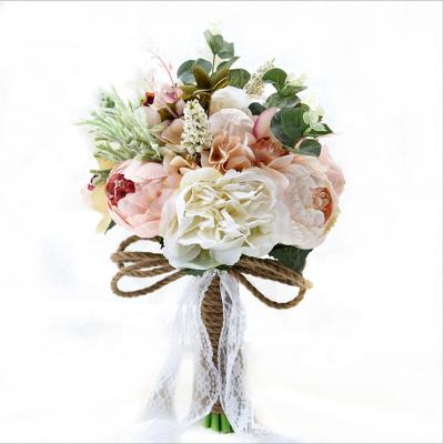 China Wedding& Wholesale Home Decoration Dolly Artificial Flower for Bridal Bouquet in Wedding for sale