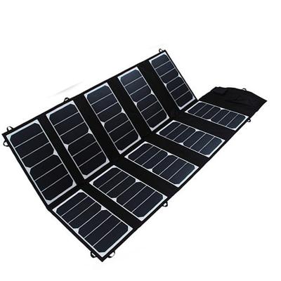 China 130w Panel Battery Portable Usb Output Foldable 5v 9v 12v Sunpower Solar Charger 120w Module 100wp Custom for sale