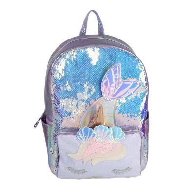 China Anti-theft Reversible School Backpack Sequin Small Kid Lightweight School Bag For Preschool Kindergarten for sale