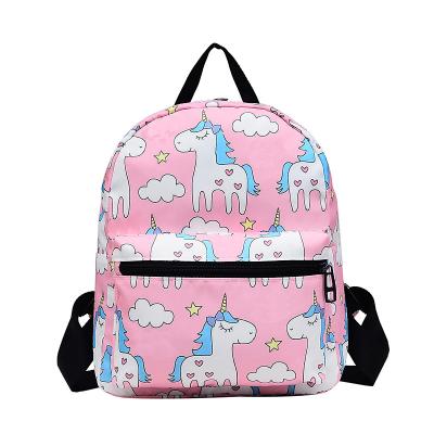 China Travel/School/Sport/Oxford Cloth Sublimation Schoolbag Backpack New Outdoor Children's Lightweight Casual Female Bag Small Small Bookbag Simple Wholesale for sale