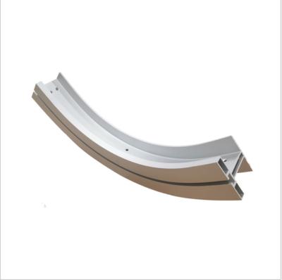 China Custom Beam OEM CNC Machining Curved Anodized Aluminum T-slot 6063 Extrusion Profile For Bending Medical Device Industry Supplier for sale