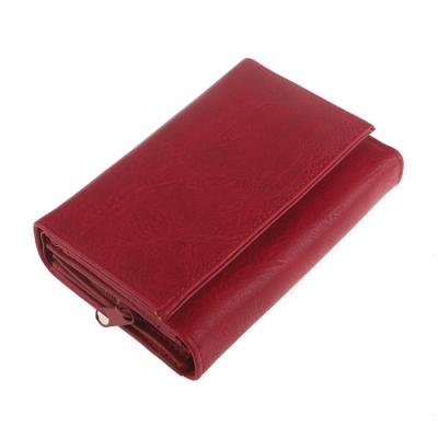 China Colorful Waterproof Fashion PU Handle Evening Clutch Women Wallet Slim Thin Soft Leather Long Purse For Lady for sale