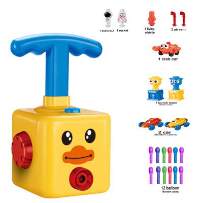 China Early Education ABS Slide Car Kids Interactive Educational Toys Balloon Car Balloon Car Boys And Girls Play for sale