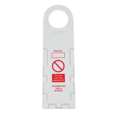 China For Warning Do Not Operate Scaffolding Card Base ABS PVC Card for sale