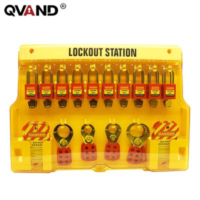 China Durable Industrial SSafety Lock Case Loto Padlock Station Set for sale