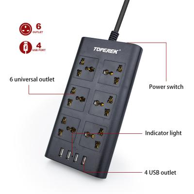 China Smart Travel Power Strip Adapter 4 Universal Residential / General Purpose USB Electrical Outlets for sale