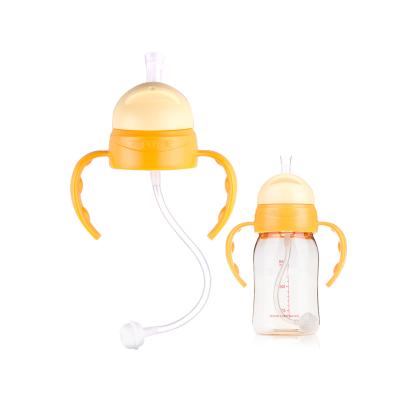 China For Hot Sale Pigeon Bottle For Pigeon Feeding Bottle 3-in-1 Weighed Wide Mouth Straw Sippy Cup Conversion Straw Kit for sale